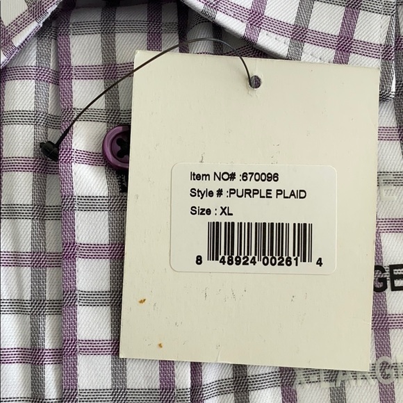 NWT JHane Barnes men shirt size XL Long Sleeve - Picture 4 of 10